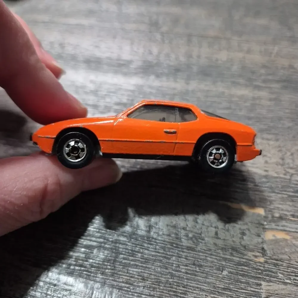 Vintage Hot Wheels Upfront 924 Porche 1978 Car Vehicle Orange Hong Kong Mattel
